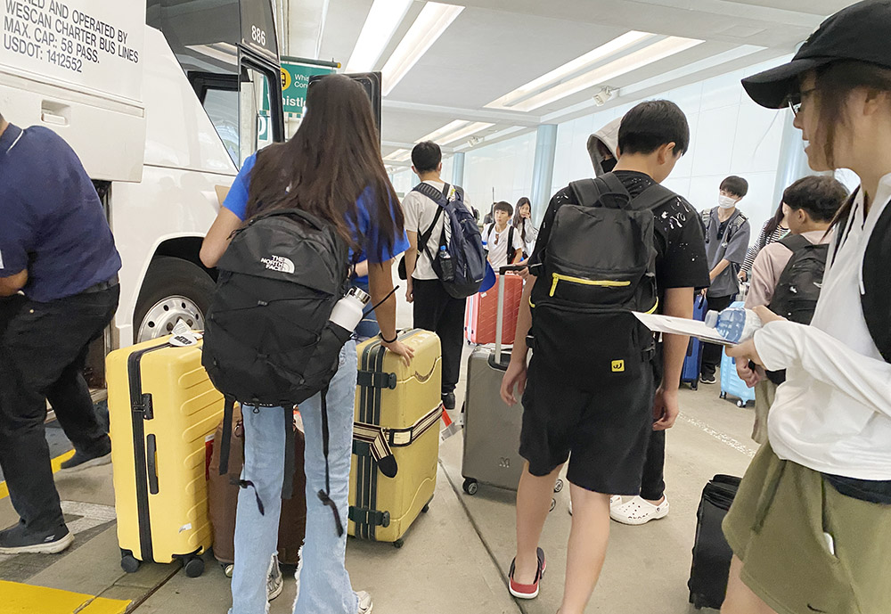 밴쿠버공항 도착 